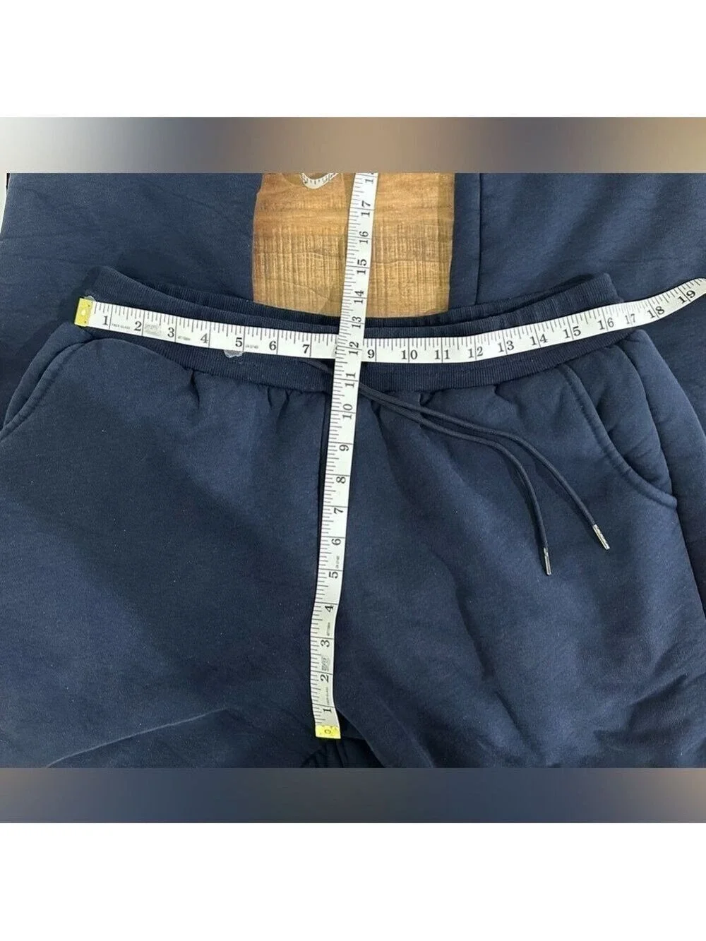 Lentta Men's Navy Fleece Sweatpants Warm Athletic Sherpa Lined Track Joggers XXL